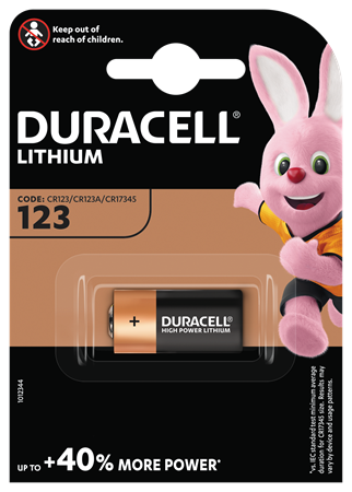 Duracell 123 Litium  10x1-p